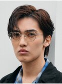 新橋メンズパーマツイストスパイラルパーマ波巻きニュアンス