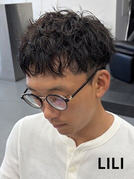 アンドメゾンオム(&Maison. homme) LILI/加古川/メンズ/スパイキーショート/ピンパーマ