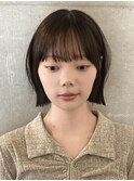 ちょいレイヤータッセルボブ☆原宿/切りっぱなしボブ/髪質改善