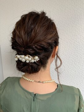 グリー ヘアープロデュース(Gree hair produce) 【Gree小川真由美】パーティヘア*結婚式セット*ヘアアレンジ*