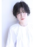 パーマ風ショート
