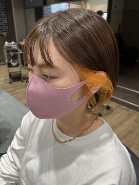 エイト 沖縄豊崎店(EIGHT toyosaki) 【EIGHT 豊崎】お客様スタイル_ミニボブ×インナーカラー