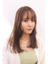 シカ(sica)&nbsp;ヌーディーベージュカラー鎖骨レングス