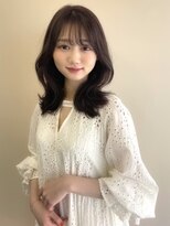 韓国ヘア/くびれヘア/アッシュブラウン/くびれミディ/髪質改善