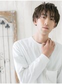 ≪mod's men≫透けバングで優し気◎束感ショートウェットヘアQ