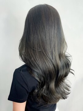 アイティーバイアルバム 下北沢店(IT by ALBUM) オリーブグレージュ_グレージュカラーボブウルフ_ba402341