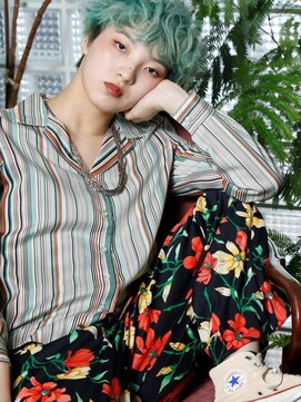 リブロ 三軒茶屋(LIBRO) ストリート系×マッシュショート