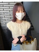 ロティー(loty)&nbsp;【hono】レッドブラウンの外ハネボブ