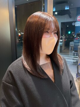 リノショアーズ 日本大通り店(RINOSHORES) ワンカラーカラーリストSHIORI艶感大人可愛いブラウンシースルー