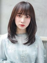 サロウィンフレンテ 新宿三丁目(SALOWIN Frente)&nbsp;石塚／小顔ナチュラル暗髪ロングウルフ10代20代30新宿韓国ヘア