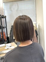 ネオリーブウリ 二子玉川店(Neolive uri) 切りっぱなしボブエアリーロング美髪ピンクブラウン《二子玉川》
