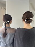 結婚式ヘアセット