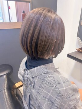 ヘアーラニッシュ 東松戸店(hair Lanish) 大人ショート/20代30代40代/ラベンダーアッシュ