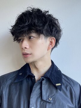 ツーダブル 梅田茶屋町中崎町店(WW..) メンズパーマツイストパーマ波巻きスパイラルパーマツーブロック