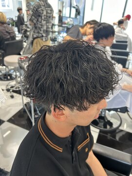 オーシャントーキョー(OCEAN TOKYO) メンズパーマツイスパ波巻きスパイラルマッシュセンターパート