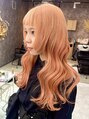 リル 溝の口(LiL) 1.2回ブリーチからできるペールオレンジ！【ケアブリーチ】