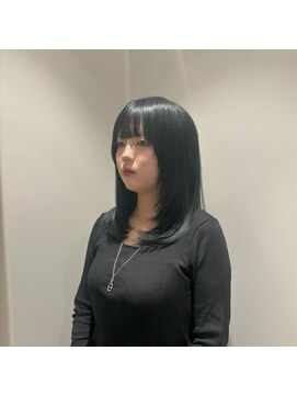 ビジョン 赤坂(vision) ブルーブラック×レイヤーカット