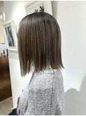 ナチュラルハイライト×グレージュ