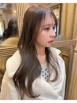 リル(Lille 橋本)&nbsp;マロンベージュ_くすみベージュ_韓国風巻き