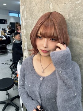 キング(K!ng) 縮毛矯正髪質改善ハイライトレイヤーカット枚方美容室エクステ