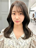 プラチナ(PLATINA) 前髪顔まわりレイヤー流し前髪ブリーチダブルカラー