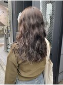 【山本日向子】オリーブベージュコテ巻き風パーマ/吉祥寺/パーマ