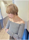 大人ショートボブ 20代30代40代ヘア 小顔