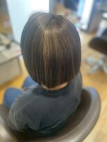 ヴァンカウンシル 清須店(VANCOUNCIL)&nbsp;自然に馴染むハイライトカラー/白髪ぼかし/ボブ