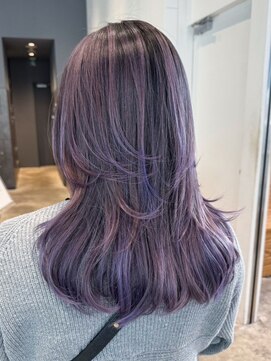 アイティーバイアルバム 松戸店(IT by ALBUM) ミディアム顔周りレイヤーくびれヘア美髪_ba542361