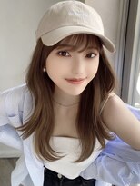 エインアンリー 明治神宮前(AIN.ANLY.)&nbsp;チャコールグレーアッシュフェイスフレーミング前髪カット