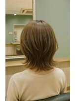 ヘアーディープ(hair deep)&nbsp;外はねレイヤー×ベージュブラウン