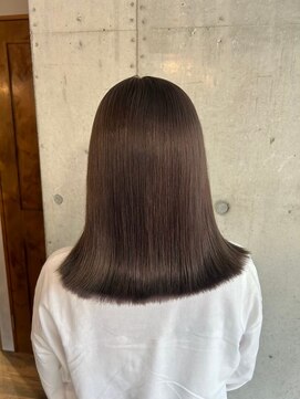 エース (ACE) 【ACE横浜】チョコレートブラウン×ストレート仕上げ