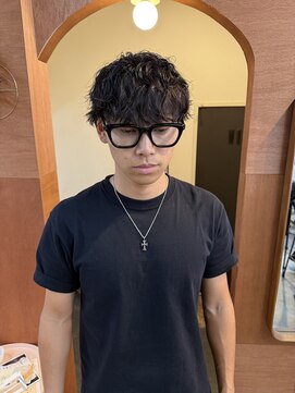 チャプター 問屋町(chapter) メンズマッシュ波巻きツイストスパイラルパーマクリームパーマ