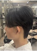 お客様スタイルニュアンスセンターパートショートウルフ前下がり