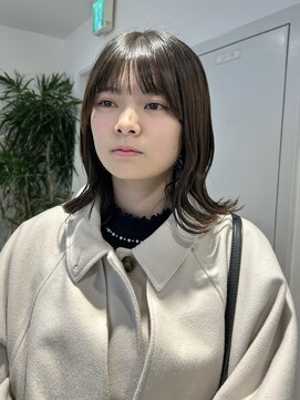 くびれヘア/大人ミディアム/髪質改善縮毛矯正/池袋