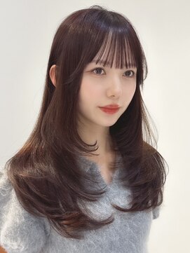 ハッチ(HACCH) 韓国風レイヤーカット髪質改善ダブルカラーハッシュカット