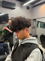 リッチブランドアンドコー(Rich Brand&Co)&nbsp;スパイキーショート　フェード　スペインカール　ルーズパーマ