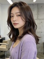 ルポシノエル(rupo si Noel)&nbsp;くびれレイヤー/シースルー/グレージュブラウン/髪質改善カラー/