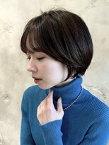 アフロート ルヴア(AFLOAT RUVUA)&nbsp;『岩田莉奈』40代50代お洒落な白髪染ショートボブ新宿ケアカラー