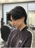 刈り上げない毛流れセンターパート