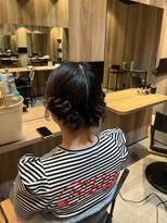 ソルビア ヘアセット(solvia)&nbsp;ねじりツインアップ