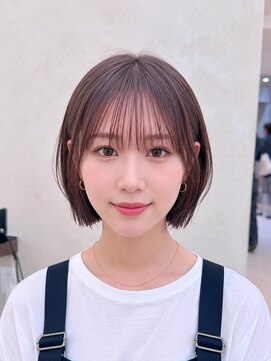 サンド 池袋 2nd(sand) 短めでも丸くならないレイヤーボブ