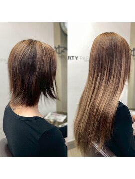 パーティパーティ ヘア(PARTYPARTY hair) #プルエクステ #エクステ #シールエクステ#横浜エクステ