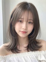 ベル 新宿(Belle)&nbsp;くびれミディアムハッシュカットミディアムレイヤーシースルー