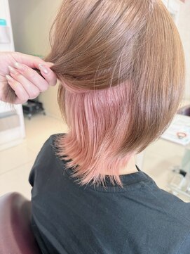 アール 滝ノ水店(#arl) パステルピンクインナーカラー