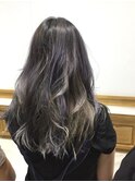 バレイヤージュオンバイオレットアッシュ