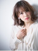 *bliss上尾*大人かわいい☆くせ毛風ラフカール小顔セミディw