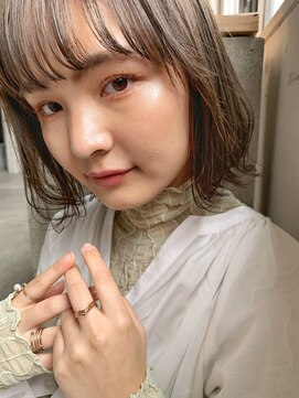 エマエコル(Emma ecole) Emma ecole エアリーミディ シアーグレージュ ハイライト by.mai