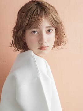 ミンクスプラス 流山おおたかの森(MINX plus) くせ毛風ゆるふわパーマボブ