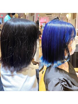 アヴァンス 天王寺店(AVANCE.) サファイヤブルー×艶感